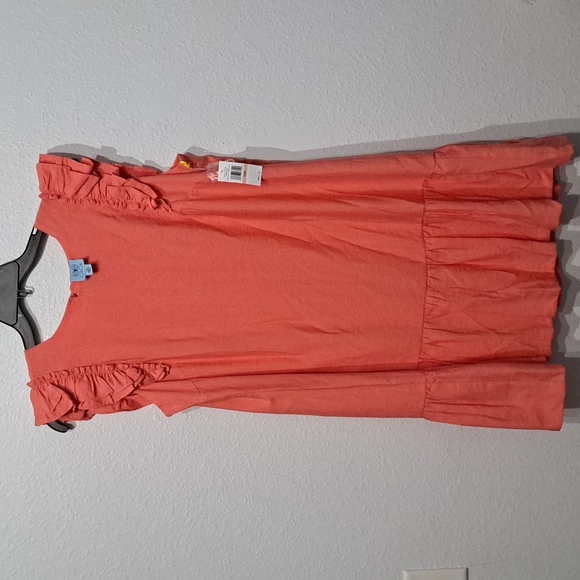 Cece Flutter Sleeve Ruffled Dress - Picture 2 of 10